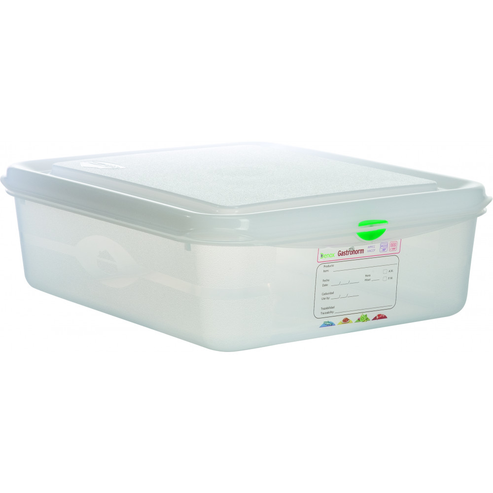 Air-Tight Container 6.5L ½ 100mm Polypropylene Transparent Gastronox