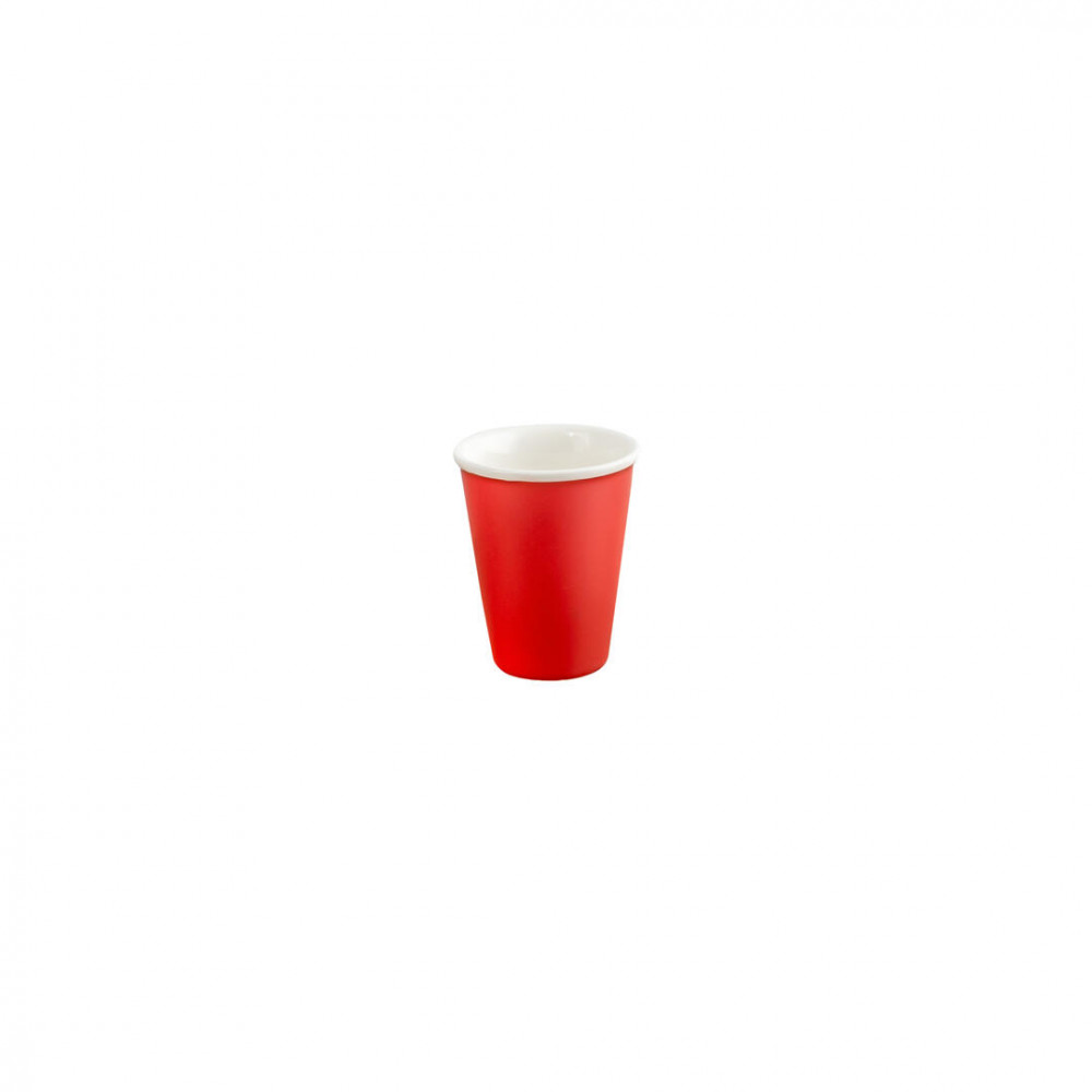 Bevande Forma Latte Cup-200ml Rosso