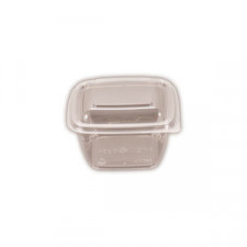 Cube 450ml Square Clear Hinged Container 250/carton