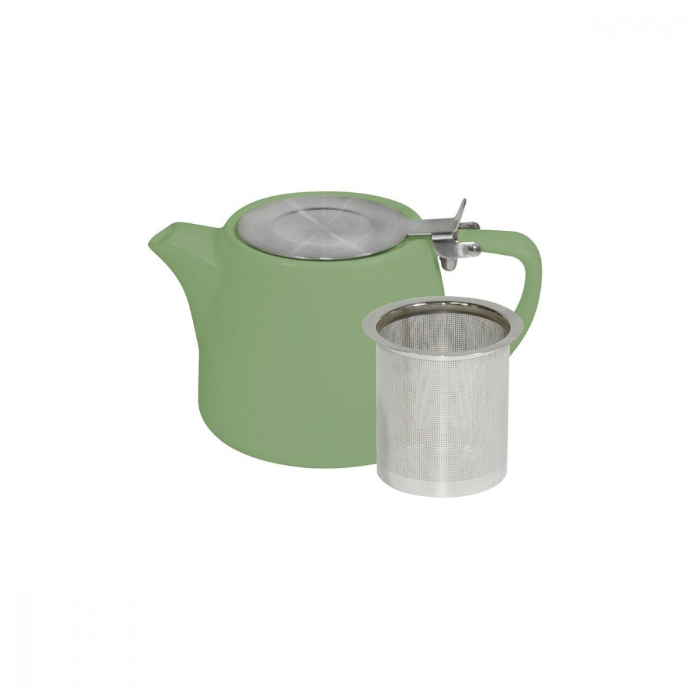 Brew Teapot Stackable 500ml with Infuser and Lid Sage