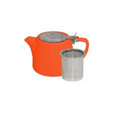 Brew Teapot Stackable 500ml with Infuser and Lid Saffron