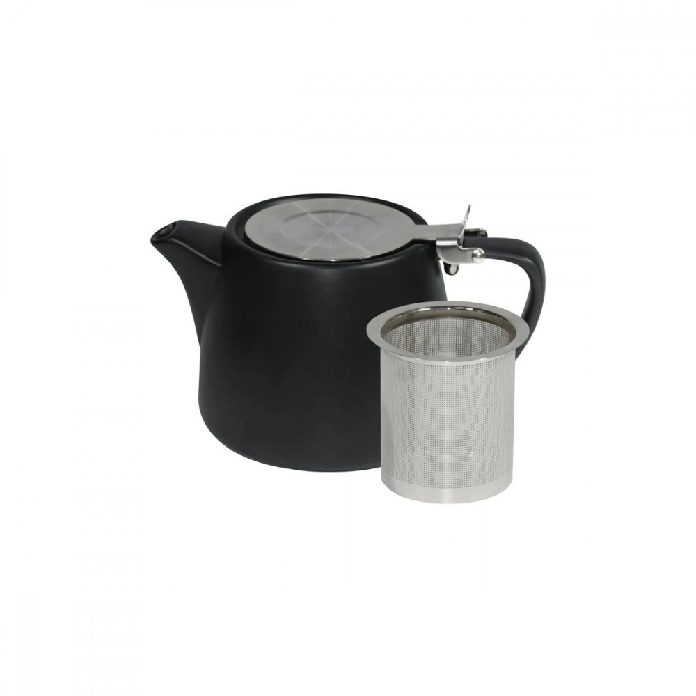 Brew Teapot Stackable 500ml with Infuser and Lid Smoke Matt