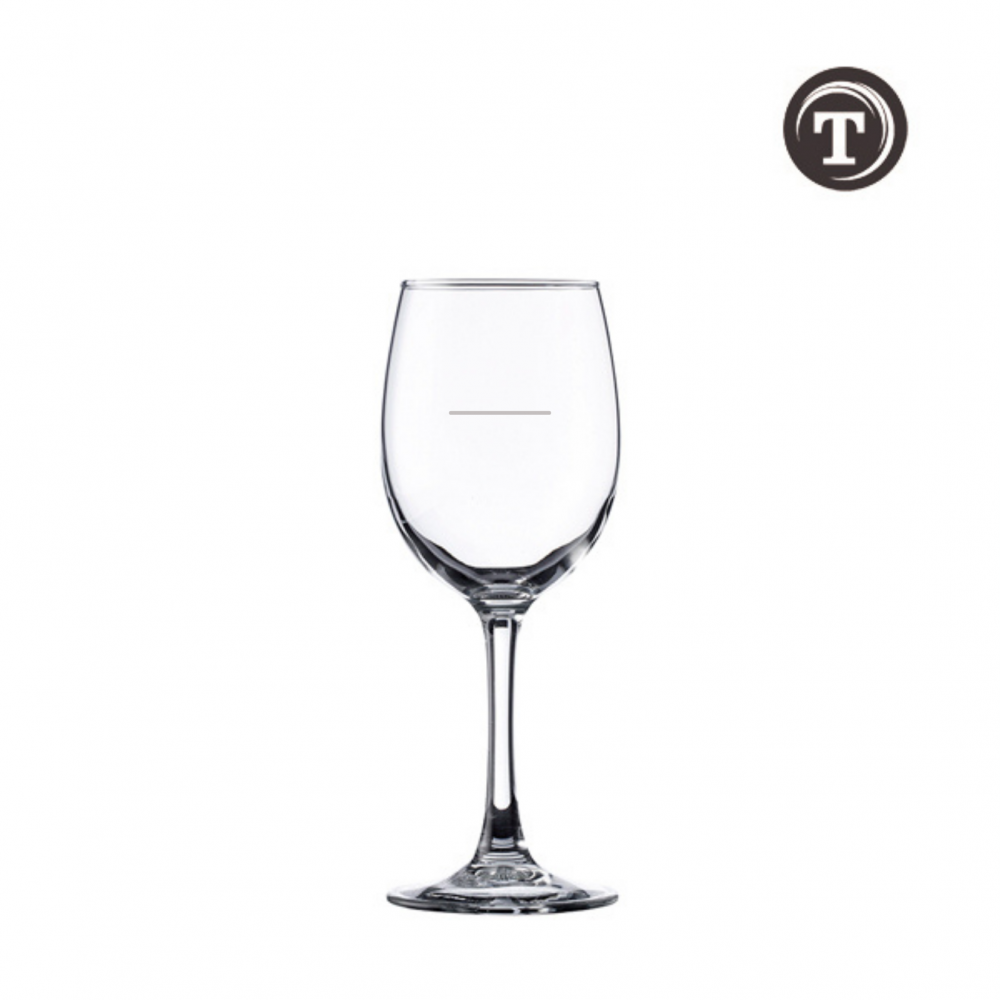Syrah set of 6 250ml Wine Glasses w/ Pour Line 150ml Tempered Hostelvia