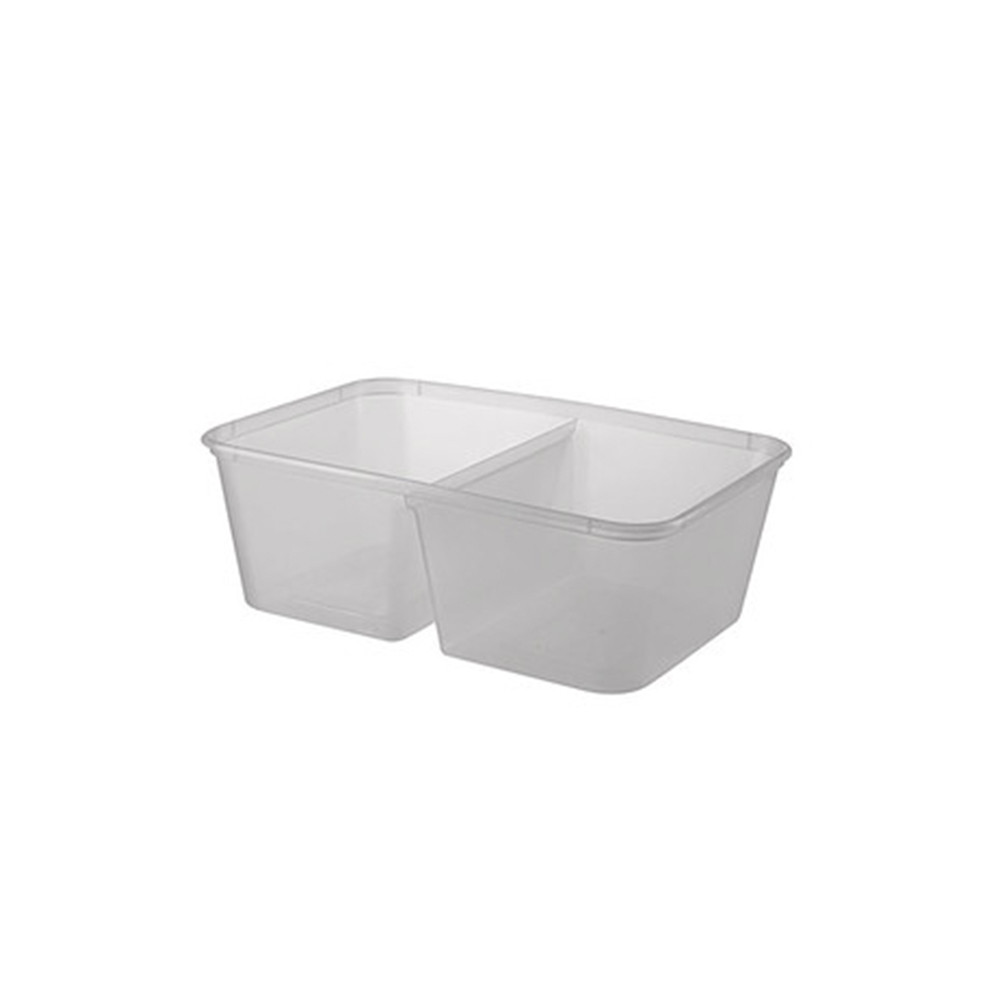 TLT Container 800ml 2 Compartments 500/carton