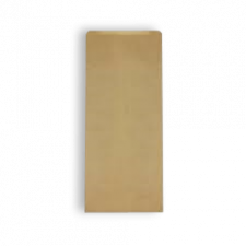 2SO Brown Flat Paper Bag 235x125mm 500/pack