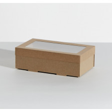 Catering Tray no.1 (Extra Small) + Lid 255x153x80mm 100 trays and lids