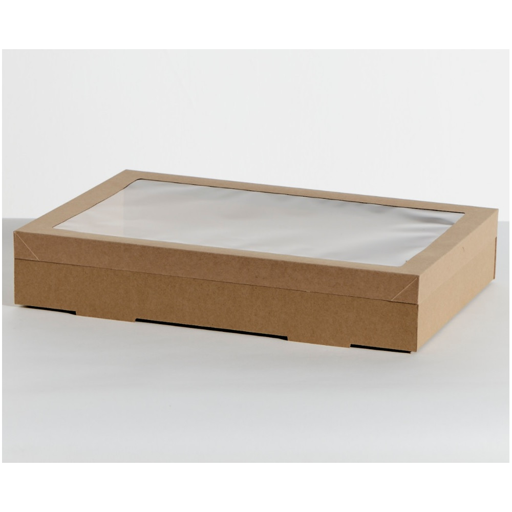 Catering Tray no.4 + Lids (Extra Large) 450x310x80mm 50 trays and lids