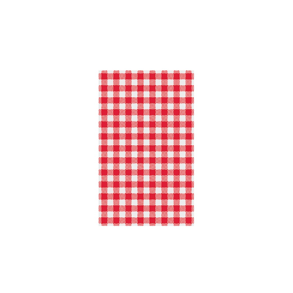 Red Gingham Greaseproof Paper 200x300mm - 200/ream pack