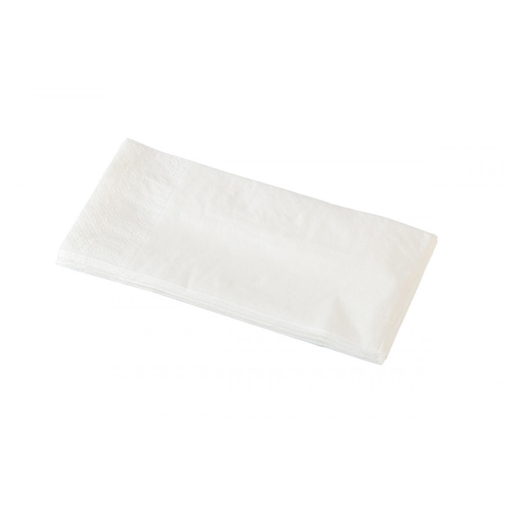 Lafayette Quarter Square Fold Quilted Dinner Napkins White 100/pack