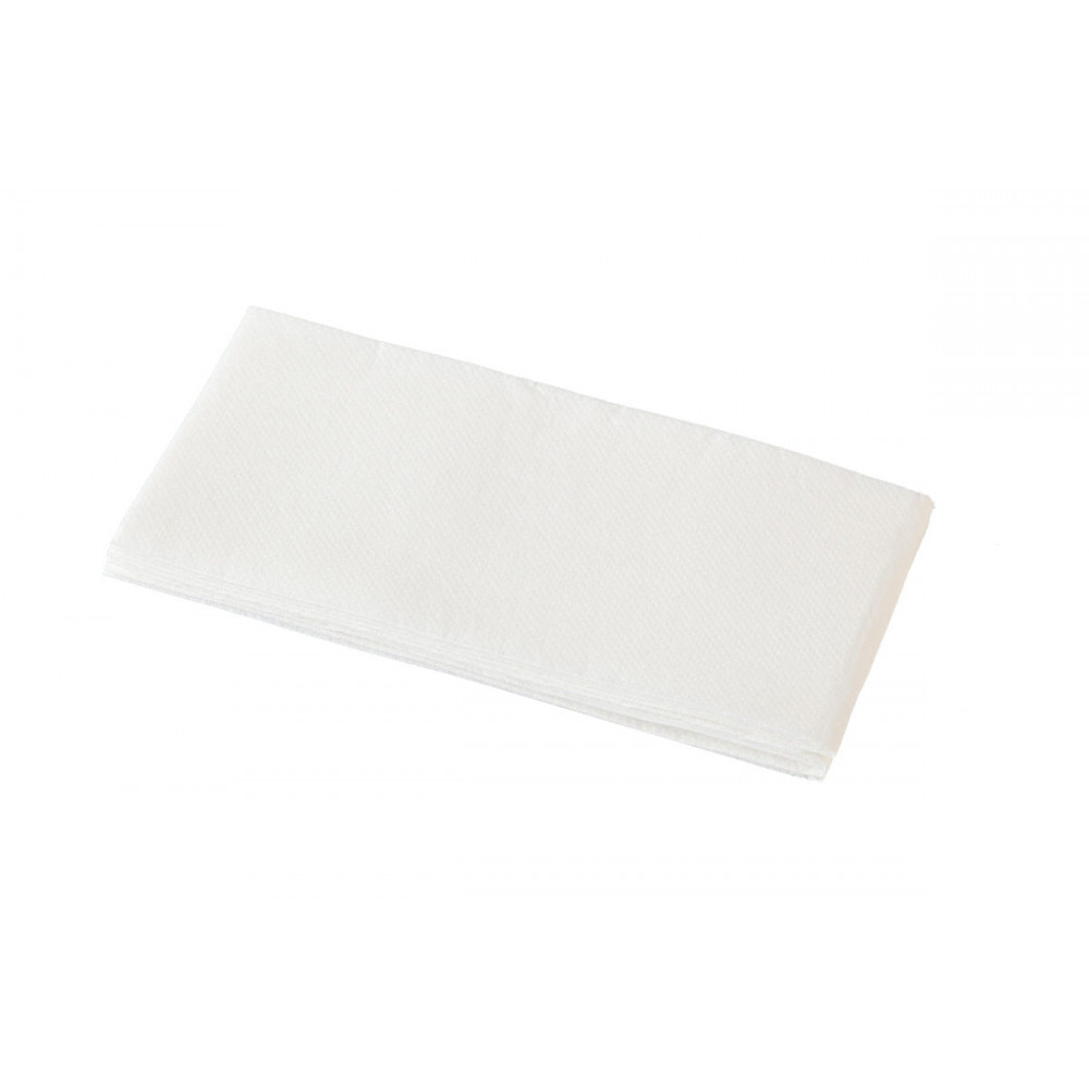 Lafayette Quarter fold quilted dinner napkins white 1000/carton